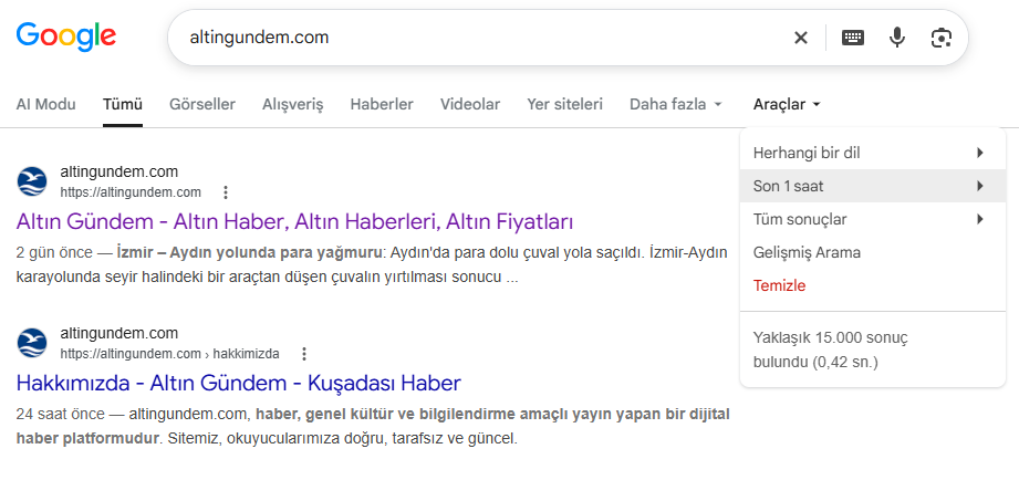 Tarihe Göre Google Arama Sonuçları Listelenmiyor! Google Arama Sonuçlarında Tarihe Göre Filtreleme Özelliği Bozuldu mu, Nasıl Çözülür?